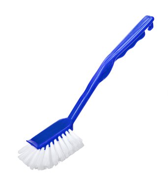 Beyaz arka plan üzerinde izole fırça temizleme araçları Temizleme