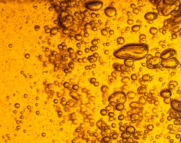 Belo líquido de textura - bolhas de cerveja — Fotografia de Stock
