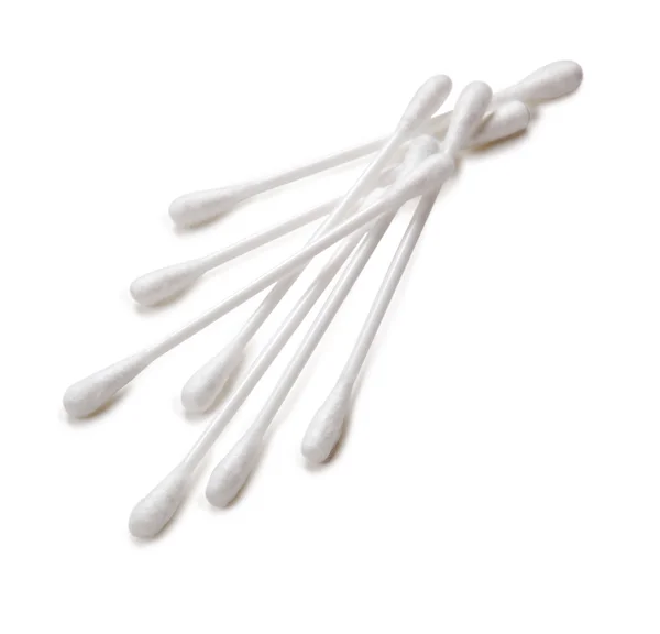 Q-tips isolated on white background — Stock Photo, Image
