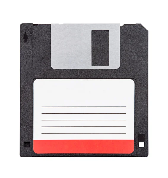 Die alte Diskette für PC isoliert auf weißem Hintergrund — Stockfoto