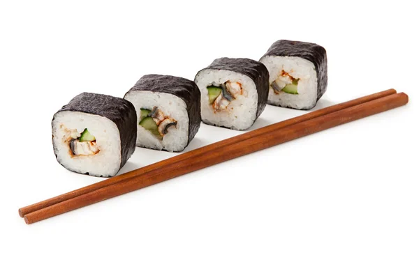 A comida de dieta japonesa tradicional - sushi — Fotografia de Stock