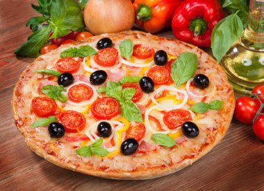 lezzetli, lezzetli pizza