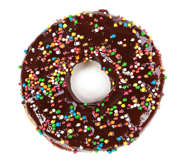Saboroso donut de chocolate — Fotografia de Stock