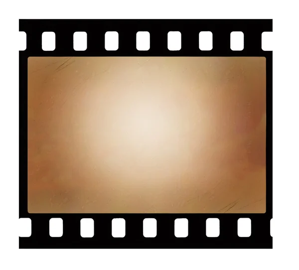 Staré 35 mm filmový pás — Stock fotografie
