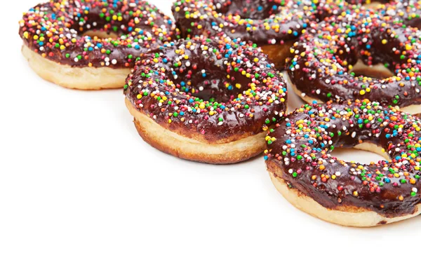 Saboroso donut de chocolate — Fotografia de Stock