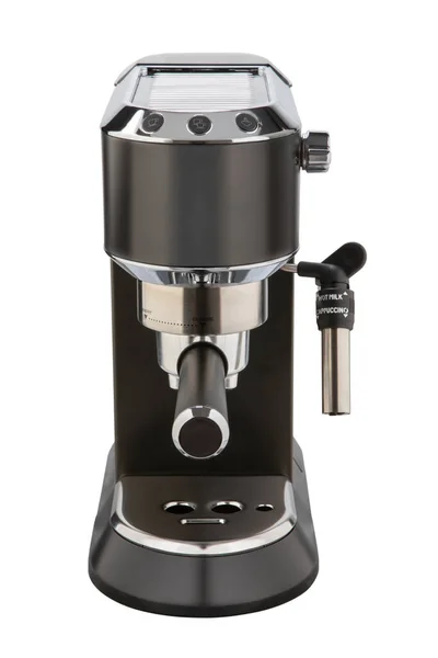Espresso Kahve Makinesi Beyaza Izole Edilmiş Stok Resim