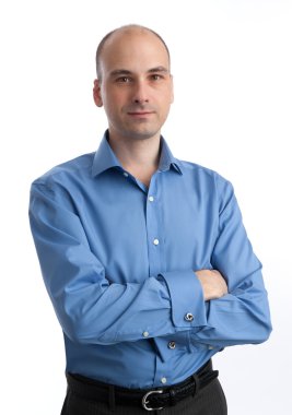 iş adamı. Beyaz arka plan üzerinde izole