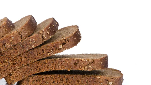 Black bread with sesame seeds — Stock Photo, Image