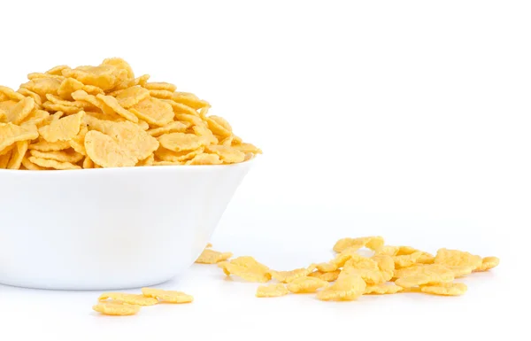 Cornflakes in einer Schüssel — Stockfoto