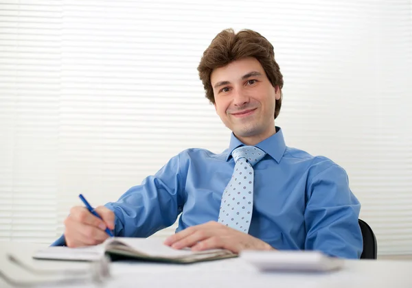 Business man working with documents in the office Stock Image