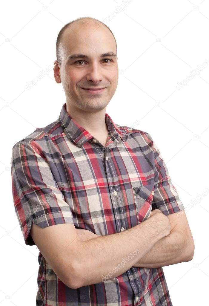 Portrait of happy smiling man