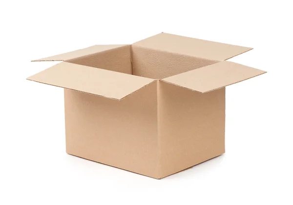 Caja de paquete abierta — Foto de Stock