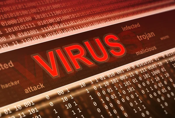Detección de virus informáticos. Concepto de Spyware — Foto de Stock
