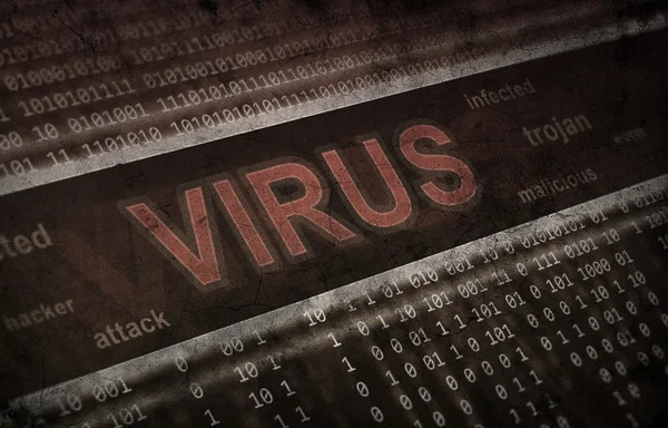 Computer virusdetectie. spyware concept — Stockfoto