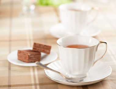 fincan çay ve gözleme