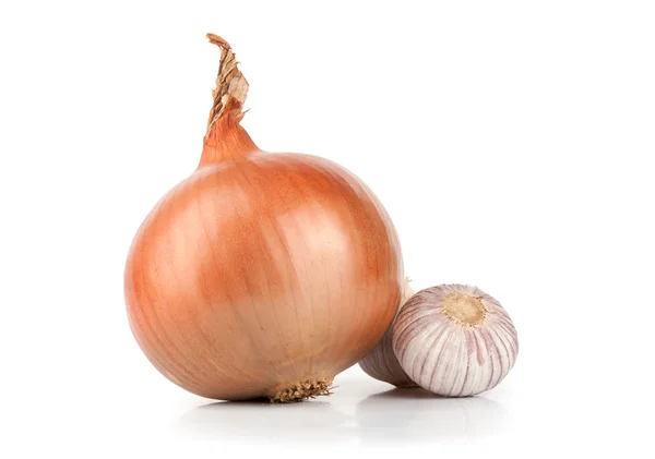 Onion and garlic — Stock Photo, Image