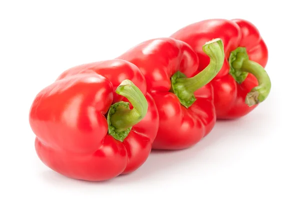 Sweet red pepper isolated on white background Royalty Free Stock Images