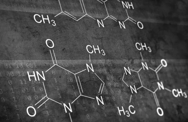 Wzór chemiczny — Zdjęcie stockowe