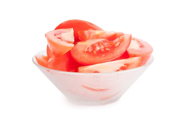 Posiekane pomidory — Zdjęcie stockowe