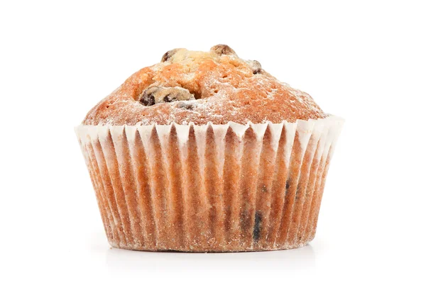 Muffin geïsoleerd op witte achtergrond — Stockfoto