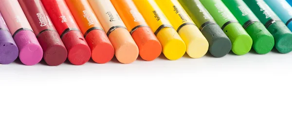 Multicolor olja pasteller — Stockfoto