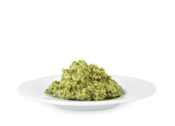 Pesto de manjericão — Fotografia de Stock