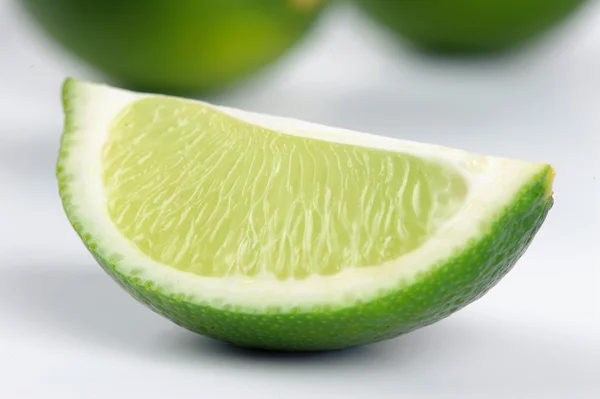Lime slice close up — Stock Photo, Image