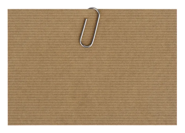 Ontwerp papier met de paperclip — Stockfoto