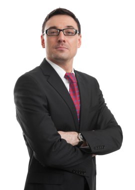 Kendine güvenen işadamı