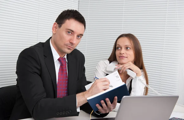 Employés de bureau — Photo