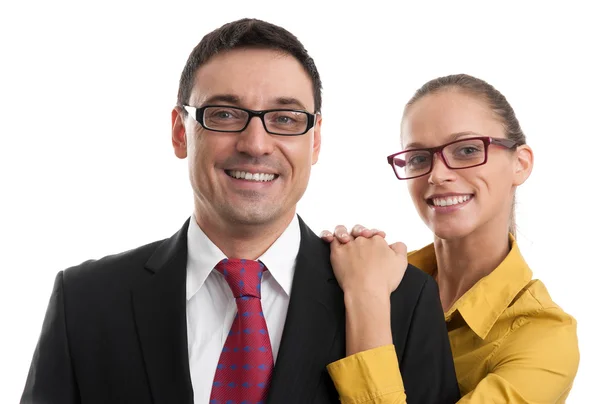 Happy business couple — Stock Photo, Image