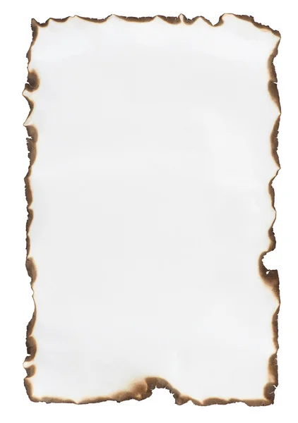 Yanmış Kağıt — Stok fotoğraf
