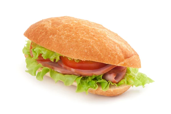 Sandwich med bacon och grönsaker — Stockfoto