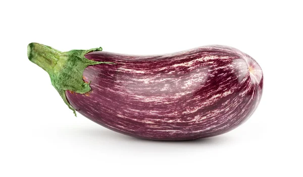 Aubergine geïsoleerd op wit — Stockfoto