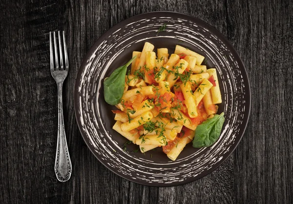 Penne Pasta with tomato — Stock Photo, Image