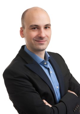 gülümseyen iş adamı