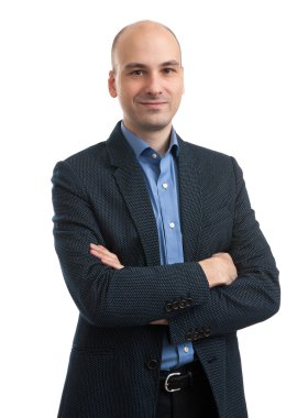 gülümseyen iş adamı