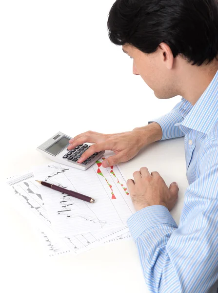 Handsome smiling business man — Stock Photo, Image