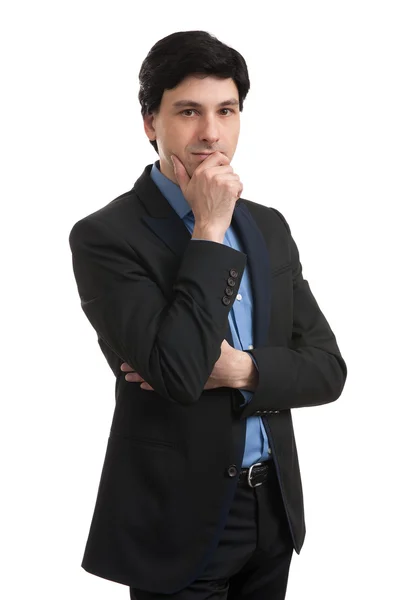 Thinking business man — Stock Photo, Image