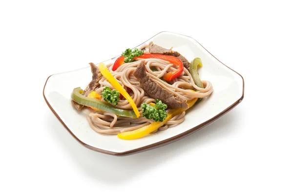 Cucina giapponese, soba noodle — Foto Stock