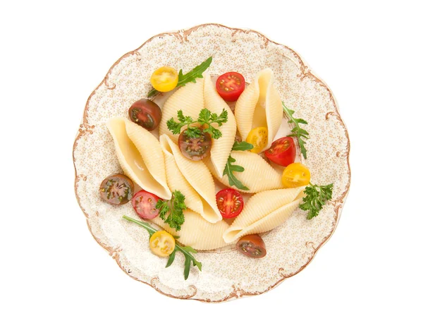 Italiaanse pasta shell met tomaat — Stockfoto
