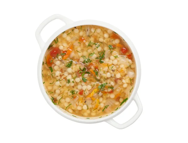 Minestrone-Suppe — Stockfoto