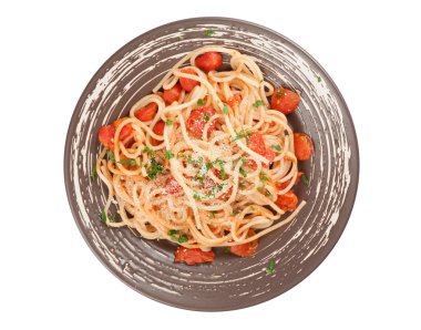 Domates soslu spagetti.