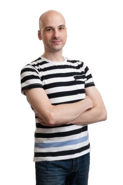 Yakışıklı bir gencin portresi.