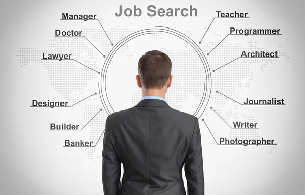 Job search concept — Stock Photo, Image