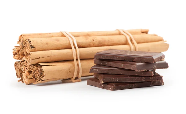 Nefunkční čokolády a koření — Stock fotografie
