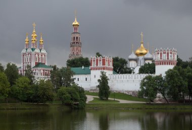 Novodevichy Manastırı. Moscow, Rusya Federasyonu
