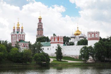 Novodevichy Manastırı. Moscow, Rusya Federasyonu