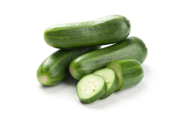 Cucumber and slices — Stock Photo, Image