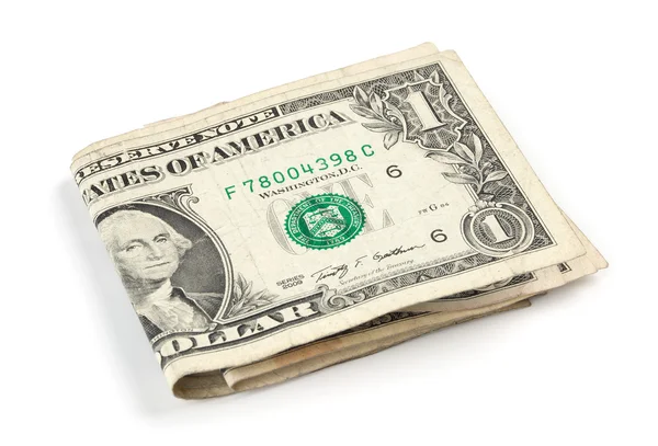 Банкноты на один доллар — стоковое фото